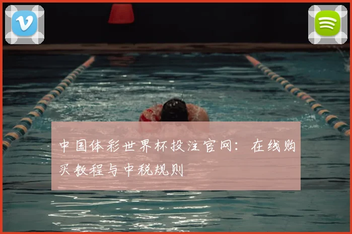 中国体彩世界杯投注官网：在线购买教程与中税规则